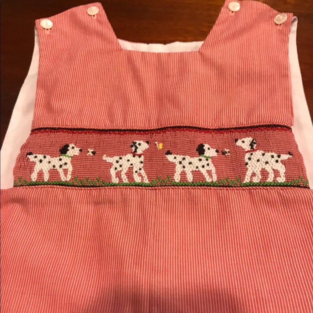 🐶ANAVINI PUPPY SMOCKED JON JON 🐶